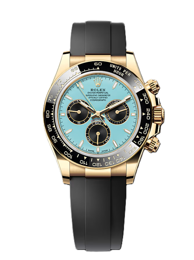 Cosmograph Daytona 126518LN Turquoise Blue and Black dial