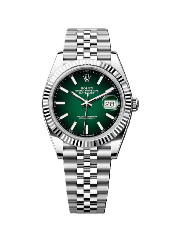 Datejust 41 126334 Green ombré dial