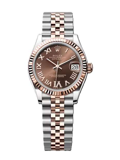 DATEJUST 31 278271 CHOCOLATE, DIAMOND-SET DIAL