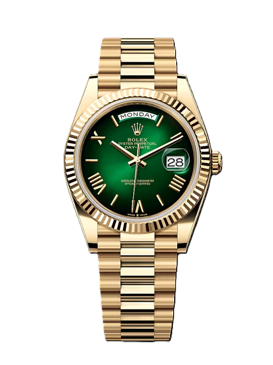 Day-Date 40 228238 Green ombré dial