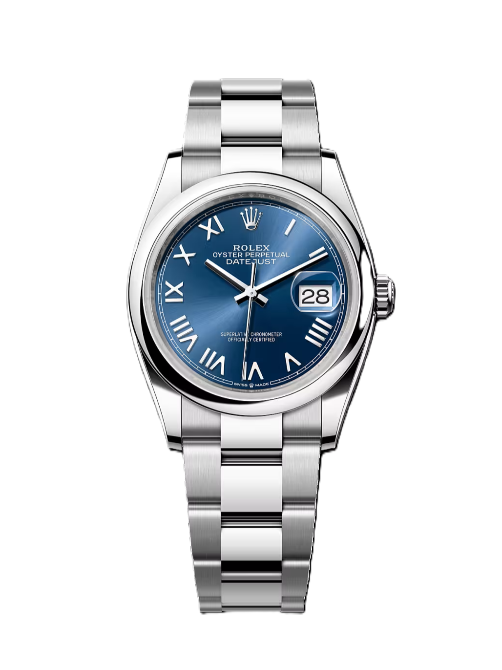 Datejust 36 126200 Bright Blue Roman