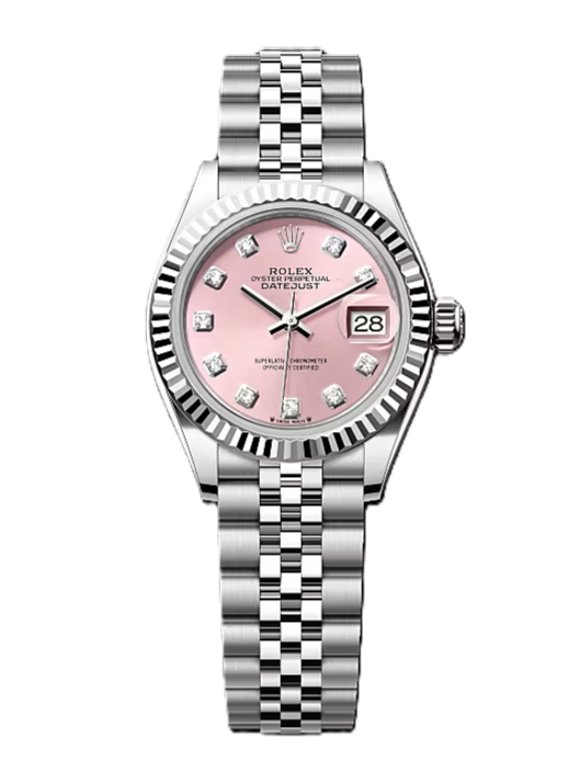 LADY-DATEJUST 279174 28MM PINK WITH DIAMOND-SET DIAL